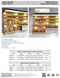 Download Bread Shelving Spec Sheets