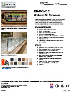 Download Diamond Grab and Go Spec Sheets