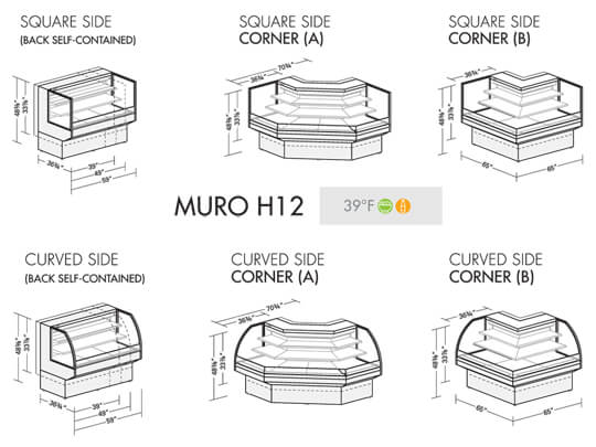 Muro: H12 Curved or Square